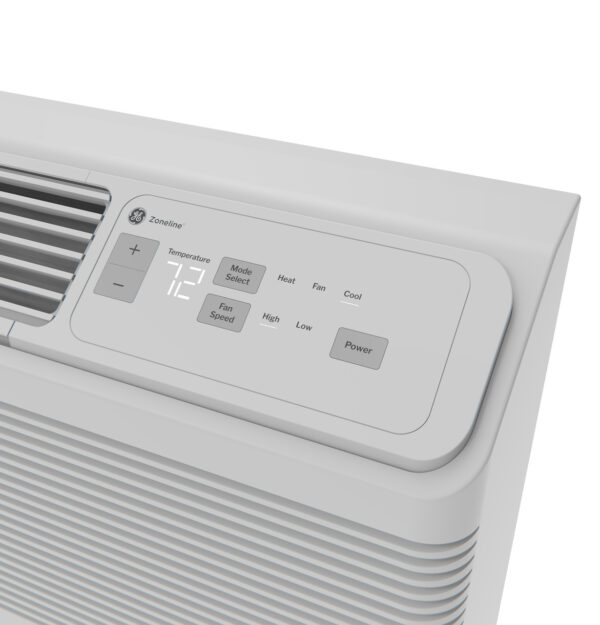 GE Zoneline® Heat Pump Fixed Speed Unit with ICR 9,000 BTU, 230/208 Volt  Model# AZHS09DRXXA - Image 3